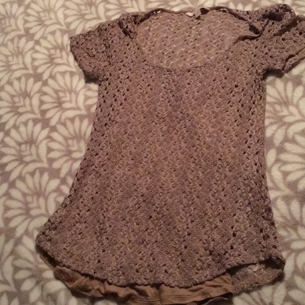 5/$15 Lace short sleeve top